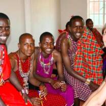 Group photo with Volunteer Kenya