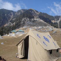 Tent on the Mountainside India