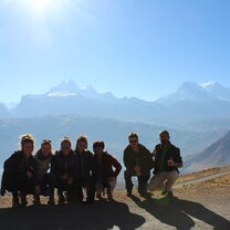 Volunteers from Spain and France