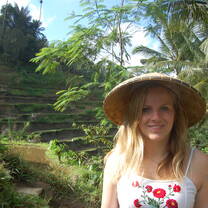 Sightseeing with the interns in Bali!
