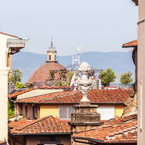 Florence rooftops from the Via Lingua Center