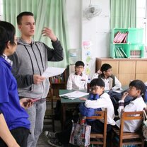 Volunteer activities with children from unstable families