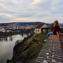 Sitting on the edge of the world