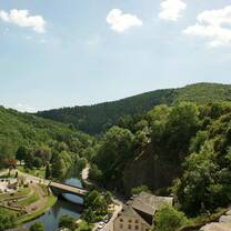 view of river and trees in Luxembourg