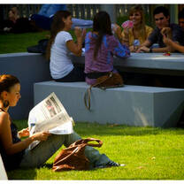 Study break in the Barcelona sunshine