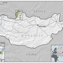 Darhad Valley map detail