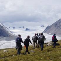 Hiking to Malchin base camp