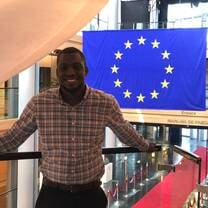 Me at the European Parliament 