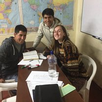A photo from the English class