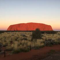 Sunset at Uluru 