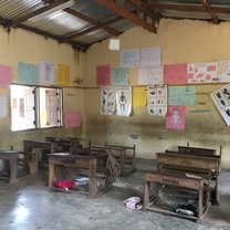The classroom at the Roman Catholic School