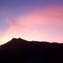 Beautiful sunset in the 