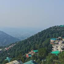 The rolling mountains of the mighty himalayas