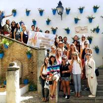 group of students at college in Seville