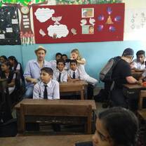 Kids in a classroom