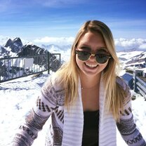 On top of the Swiss Alps