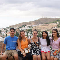 CEA Study Abroad Students in Granada, Spain
