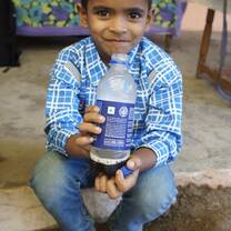 One of the kids I got to know while doing service
