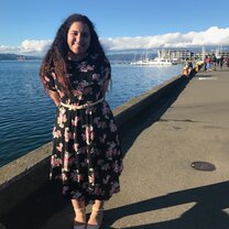 Down by the harbor in the middle of winter Harbor