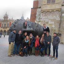 CEA Study Abroad Students in Prague