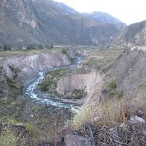Cotahuasi Canyon: Visible from multiple combi rides in the area