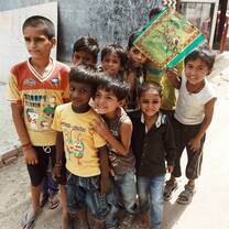 The kite boys brightened my day on walks to the orphanage.