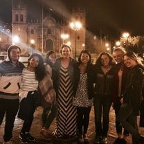 The crew at Plaza de Armas