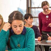students studying 