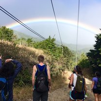 One of Monteverde's famous rainbows