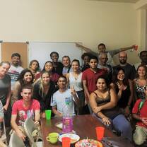 TEFL trainees interacting with local Costa Rican students