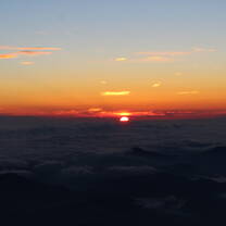 Sunrise on Mt. Fuji