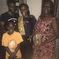 This was my last day in Ghana right before I left for the airport. We exchanged gifts here. It was such an emotional departure for me. 