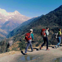 Spring 2017 Teachers trekking into the mountains to teach