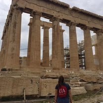 Took a piece of the University of Alicante with me to Greece during Spring Break