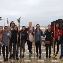 Walking miles in the rain during Santa Faz 