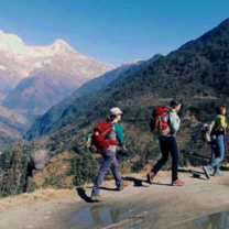 Spring 2017 Teachers trekking into the mountains to teach