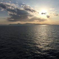 Sunset over Aegina