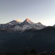 View from Poon Hill, one of the stops during the trek 