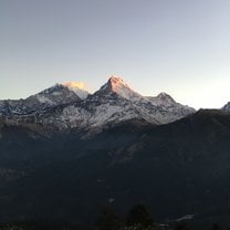 View from Poon Hill, one of the stops during the trek 