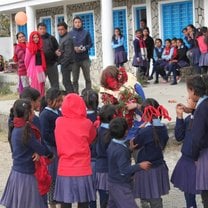 Farewell ceremony at the school 