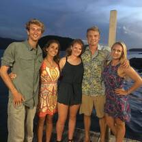 The staff and I