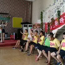I was giving them classes.