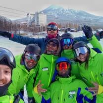 Ski instructors in Niseko, Japan