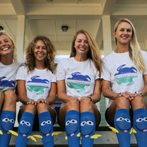 Team Turtle Abaco 2016, featuring Dory socks