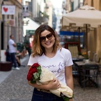 Taking photos for my fashion blog in the design district of Milan