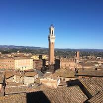 Beautiful view of Torre de Mangia 