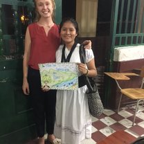 Learning about protecting the environment, but they always want to take picture.