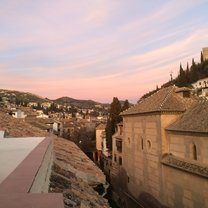 A view of Granada from the IES center balcony.