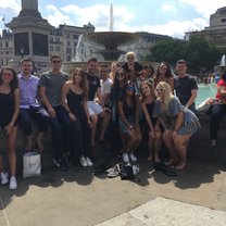 Trafalgar Square with the Global Experiences group!