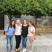 Saying goodbye to friends, both American and Spanish!
